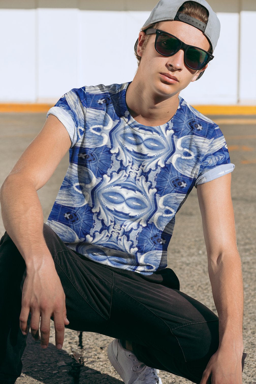 Sky Feather Premium T-Shirt (Dye Sublimation | Cut & Sew)