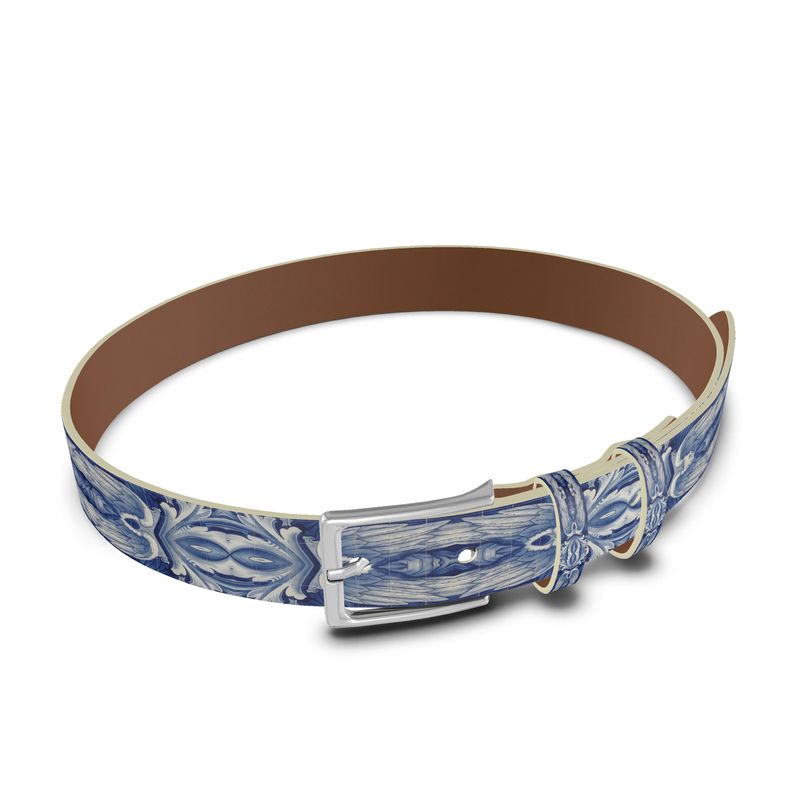 Sky Feather Designer Leather Belt