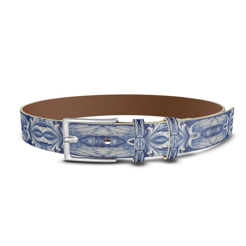 Sky Feather Designer Leather Belt