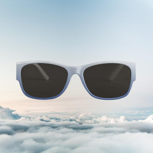 Sky Feather Artisan Sunglasses - Calm Sky