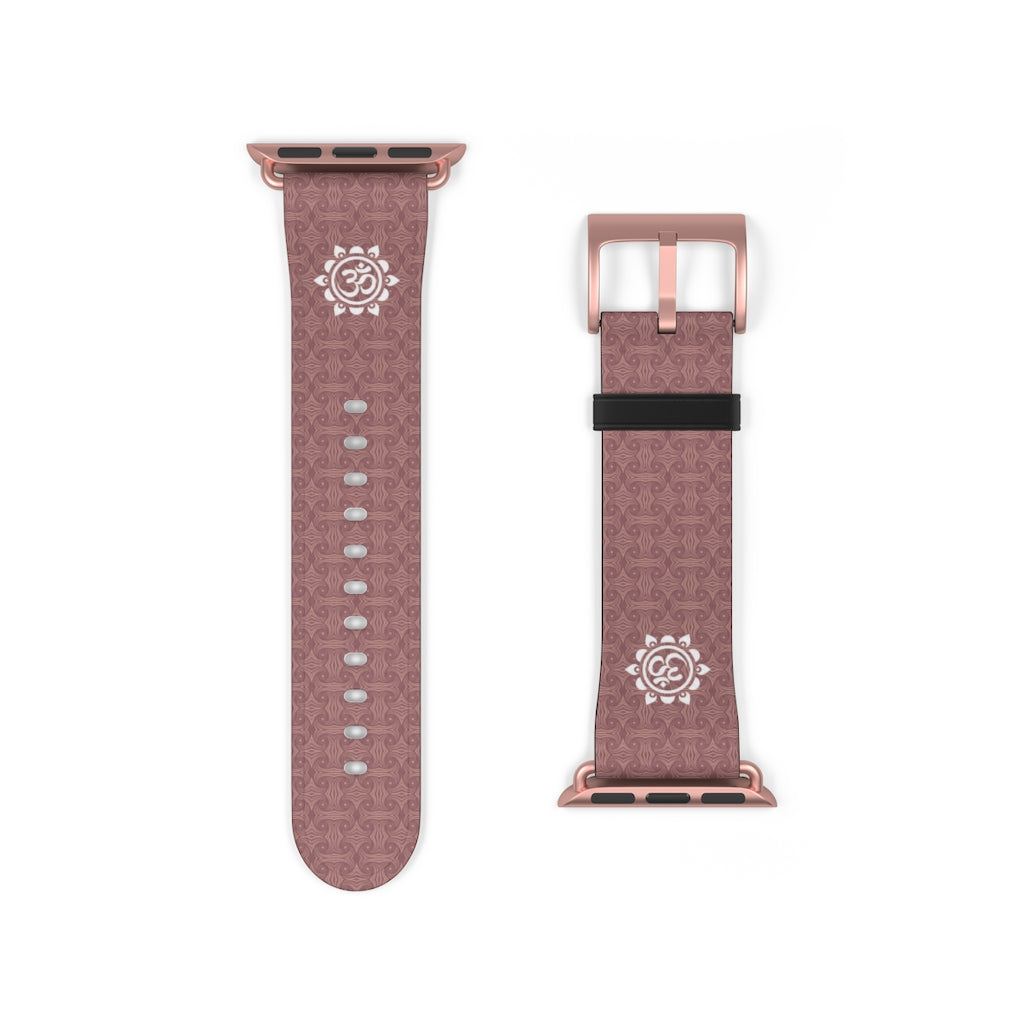 Rose Gold Simple Ohm Apple Watch Band