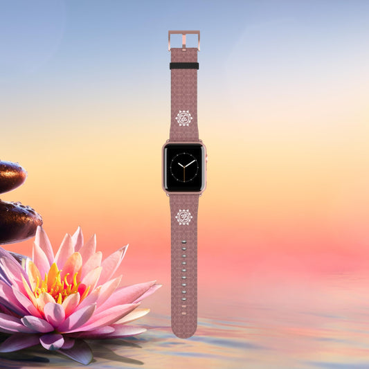 Rose Gold Simple Ohm Apple Watch Band