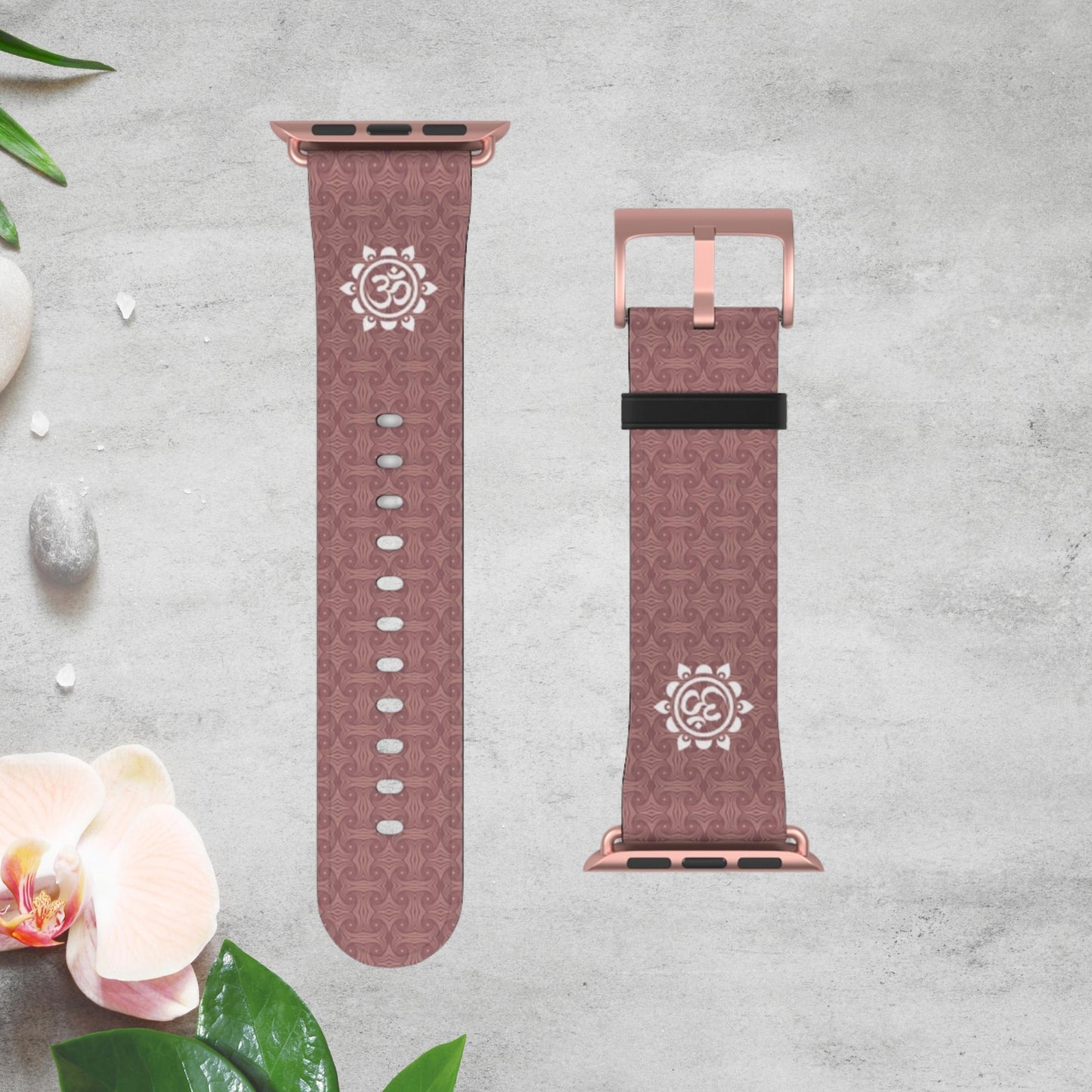 Rose Gold Simple Ohm Apple Watch Band